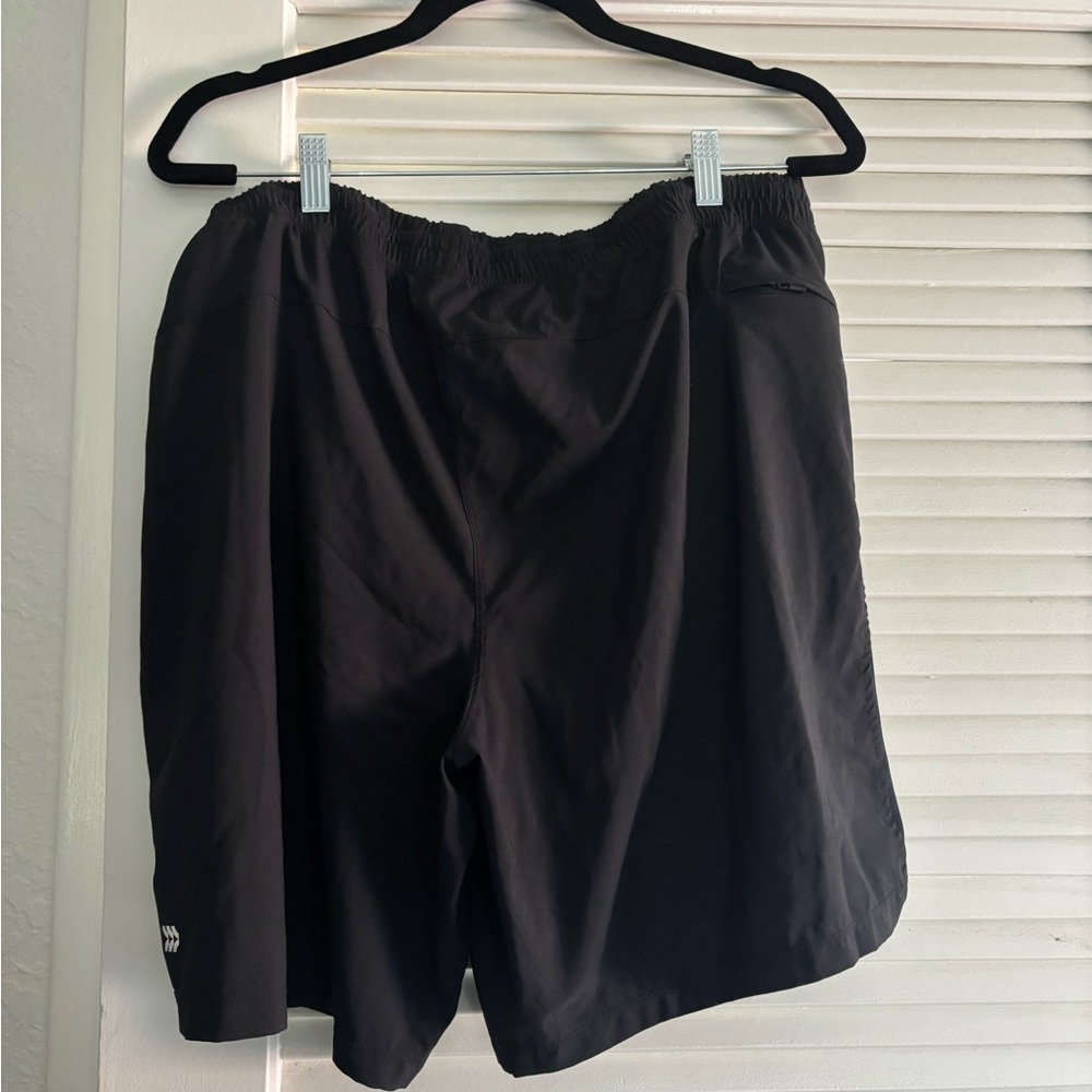All in Motion Men's Black Athletic Shorts - Picture 3 of 4